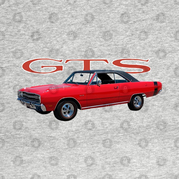 1969 Dart GTS on back by Permages LLC